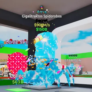 Aqua Spider w/ glitch