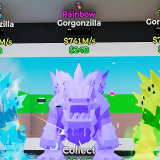 Rainbow Gorgonzilla w/ Glitch Trait