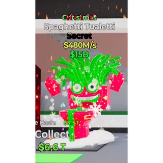 Christmas Spaghetti Tualetti