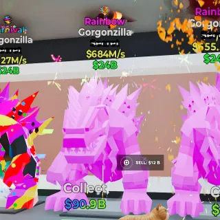 Rainbow Gorgonzilla w/ Firework Trait