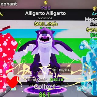 Void Alligarto Alligarto w/ Lightning Trait