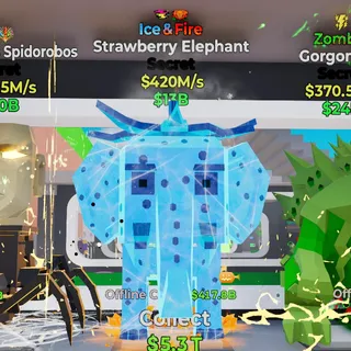 Lovely Strawberry Elephant w/ 2 Traits