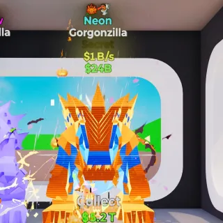 Neon Gorgonzilla w/ 2 traits 1B/s