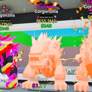 Rainbow Gorgonzilla w/ Lightning Trait