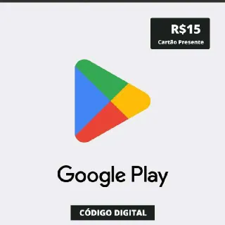 Gift Card 15 BRL Google Play