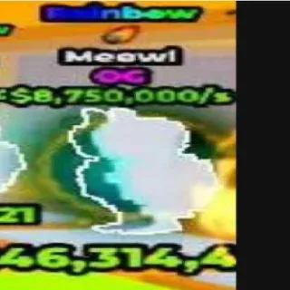 Rainbow Meowl 8,750,000 (Break A Lucky Block)