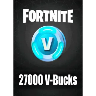 V-Bucks | 27,000 ( READ DESCRIPTION)