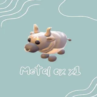 1x Metal Ox Adopt Me