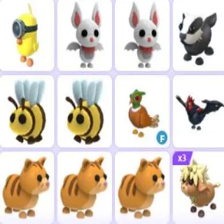 Adopt Me Pet Bundle - 14 Pets