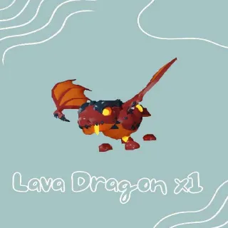 R Lava Dragon Adopt Me Pet