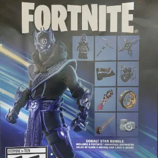 Fortnite PS5 Cobalt Star Bundle (NORTH AMERICA LOCKED) Auto-Delivery