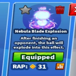 nebula blade explosion