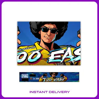 TOO EASY NAMEPLATE