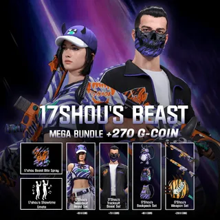 17Shou's Beast Mega Bundle + 270 G-Coin