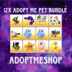 12X ADOPT ME PET BUNDLE