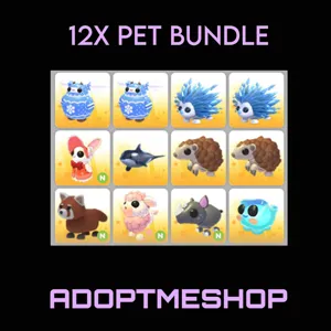 12X ADOPT ME PET BUNDLE
