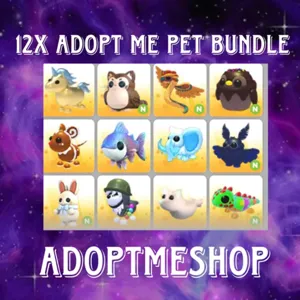 12X ADOPT ME PET BUNDLE