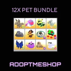 12X ADOPT ME PET BUNDLE