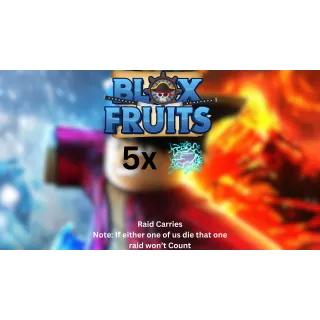 bloxfruits| 5x rumble Raids carries