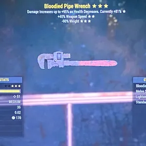 Bloodied SS 90% Pipe
