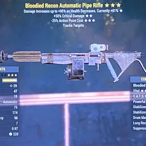 Bloodied 50/25 50c25 Gun