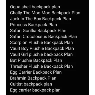 15 rare backpack plans