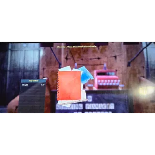 Pink brahmin plushie