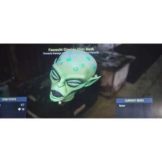 Fasnacht Glowing Alien Mask