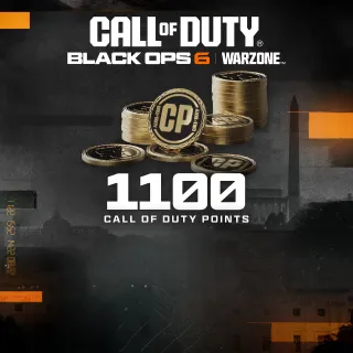 1,100 Call Of Duty Black Ops 6 or WZ points