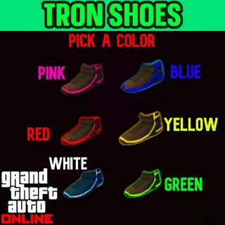 GTA MODDED TRON SHOES XBOX ONE/XBOX SERIES X | CUSTOM MODDED OUTFITS.
