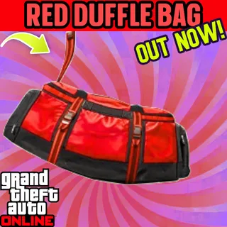 GTA MODDED RED DUFFLE BAG XBOX ONE/SERIES X ONLY| CUSTOM MODDED OUTFIT.