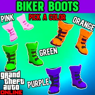 GTA MODDED BIKER BOOTS XBOX ONE/SERIES X ONLY| CUSTOM MODDED OUTFIT.