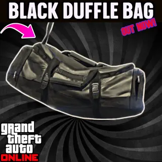 GTA MODDED BLACK DUFFLE BAG XBOX ONE/SERIES X ONLY| CUSTOM MODDED OUTFIT.