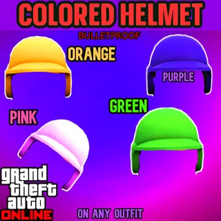 GTA MODDED COLORED HELMETS XBOX ONE/SERIES X ONLY| CUSTOM MODDED OUTFIT.