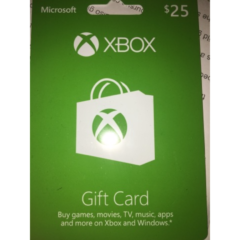 microsoft xbox card