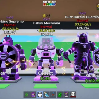 Fishini Mechinini , Buzz and Turbino