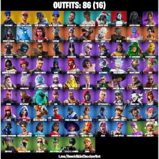 ❤️PC/XBOX/PSN ❤️86 skins 👑 OG STW , Omega , Lara Croft , Rogue Agent , Blue Striker , Point Patroller 👑 275 VB