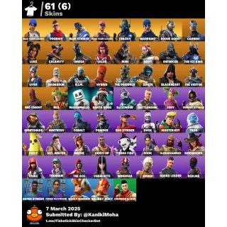 PC/PSN/XBOX 💎61 skins 👑 OG STW ⚡Blue Team Leader ⚡ Prodigy ⚡ Blue Striker ⚡Rogue Agent ⚡Carbide ⚡ DJ Yonder ⚡Omega  👑590 VB