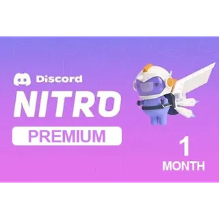 🎁 Discord Nitro Membership 1 Month (Activation Link)