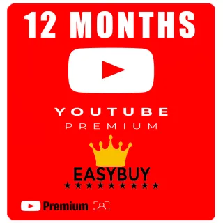 YOUTUBE PREMIUM 12 MONTHS