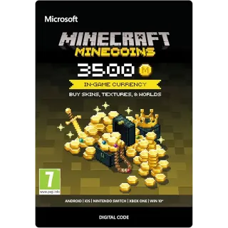 3500 Minecoins - Minecraft GLOBAL