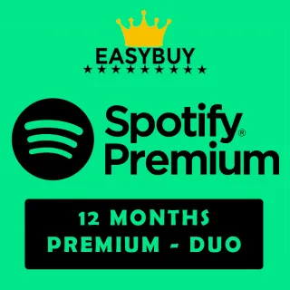 12 Months - Spotify Premium DUO PLAN