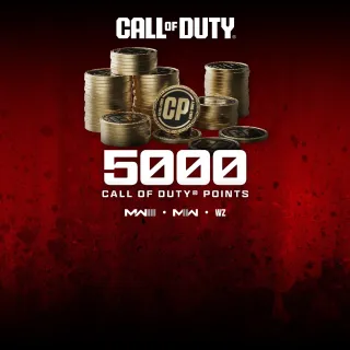5000 COD POINTS