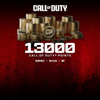 13000 COD POINTS