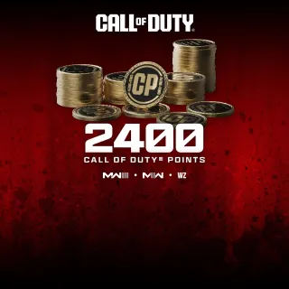 2400 COD POINTS