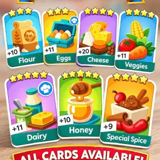 Cafe ingredient Any 5 Sticker Your Choose