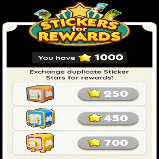 50 STAR MONOPOLY GO