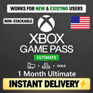 Xbox Game Pass 1-month(new & existing users)