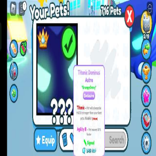 Pet | Titanic Dominus Astra - Game Items - Gameflip