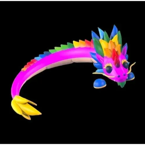 x4 rainbow dragon adopt me - Roblox Game Items - Gameflip